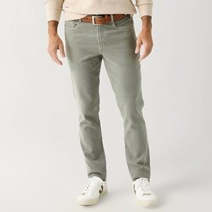 Faherty Men’s 31 X 33 Stretch Terry Jeans Faded Olive 5‎ Pocket Straight …